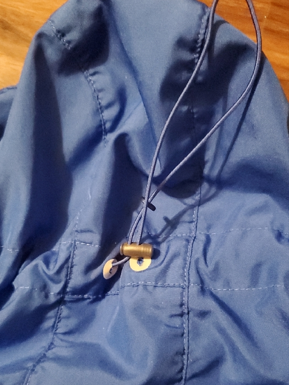 Nike Men’s Blue and Gray Hooded Reflective Windbreaker Jacket With Pockets - Picture 12 of 14